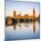 The Houses of Parliament and the River Thames Illuminated at Sunrise.-Doug Pearson-Mounted Photographic Print