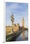 The Houses of Parliament and Westminster Bridge Bathed in Early Morning Light, London, England-null-Framed Giclee Print