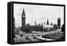 The Houses of Parliament and Westminster Hall Seen from Parliament Square, London, C1905-null-Framed Stretched Canvas