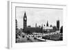 The Houses of Parliament and Westminster Hall Seen from Parliament Square, London, C1905-null-Framed Giclee Print