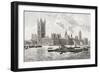 The Houses of Parliament, City of Westminster, London-null-Framed Giclee Print