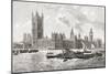 The Houses of Parliament, City of Westminster, London-null-Mounted Giclee Print