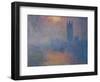 The Houses of Parliament in London-Claude Monet-Framed Giclee Print