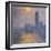 The Houses of Parliament, London, with the Sun Breaking Through the Fog-Claude Monet-Framed Art Print