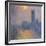 The Houses of Parliament, London, with the Sun Breaking Through the Fog-Claude Monet-Framed Premium Giclee Print