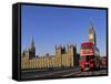 The Houses of Parliament (Palace of Westminster), Unesco World Heritage Site, London, England-John Miller-Framed Stretched Canvas