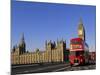 The Houses of Parliament (Palace of Westminster), Unesco World Heritage Site, London, England-John Miller-Mounted Photographic Print