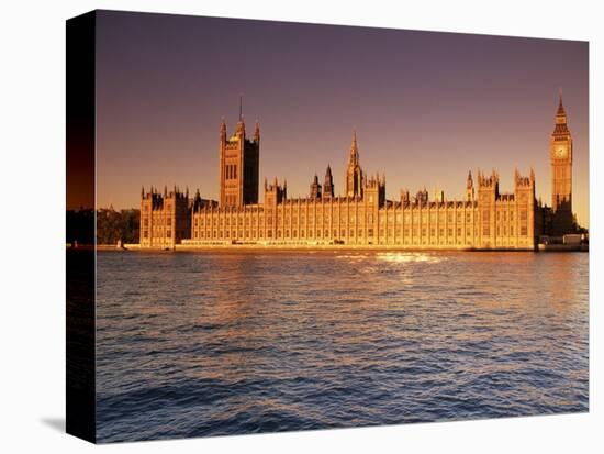 The Houses of Parliament (Palace of Westminster), Unesco World Heritage Site, London, England-John Miller-Stretched Canvas