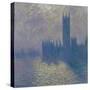 The Houses of Parliament, Stormy Sky, 1904-Claude Monet-Stretched Canvas