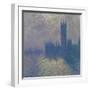 The Houses of Parliament, Stormy Sky, 1904-Claude Monet-Framed Giclee Print