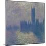 The Houses of Parliament, Stormy Sky, 1904-Claude Monet-Mounted Giclee Print