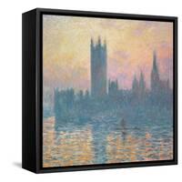 The Houses of Parliament, Sunset, 1903-Claude Monet-Framed Stretched Canvas