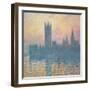 The Houses of Parliament, Sunset, 1903-Claude Monet-Framed Giclee Print