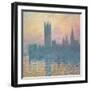 The Houses of Parliament, Sunset, 1903-Claude Monet-Framed Giclee Print