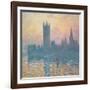 The Houses of Parliament, Sunset, 1903-Claude Monet-Framed Giclee Print