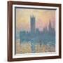 The Houses of Parliament, Sunset, 1903-Claude Monet-Framed Giclee Print