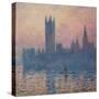 The Houses of Parliament, Sunset, 1903-Claude Monet-Stretched Canvas