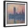 The Houses of Parliament, Sunset, 1903-Claude Monet-Framed Giclee Print