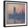 The Houses of Parliament, Sunset, 1903-Claude Monet-Framed Giclee Print