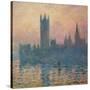 The Houses of Parliament, Sunset, 1903-Claude Monet-Stretched Canvas