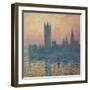 The Houses of Parliament, Sunset, 1903-Claude Monet-Framed Giclee Print