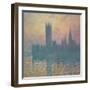 The Houses of Parliament, Sunset, 1903-Claude Monet-Framed Art Print