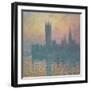 The Houses of Parliament, Sunset, 1903-Claude Monet-Framed Art Print