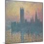 The Houses of Parliament, Sunset, 1903-Claude Monet-Mounted Art Print