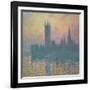 The Houses of Parliament, Sunset, 1903-Claude Monet-Framed Art Print