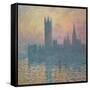 The Houses of Parliament, Sunset, 1903-Claude Monet-Framed Stretched Canvas