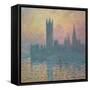 The Houses of Parliament, Sunset, 1903-Claude Monet-Framed Stretched Canvas