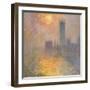 The Houses of Parliament, Sunset, 1904-Claude Monet-Framed Giclee Print