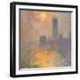 The Houses of Parliament, Sunset, 1904-Claude Monet-Framed Giclee Print