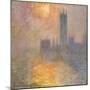 The Houses of Parliament, Sunset, 1904-Claude Monet-Mounted Giclee Print