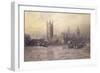 The Houses of Parliament, Watercolour-Maude Parker-Framed Giclee Print