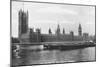 The Houses of Parliament, Westminster, London, 1933-null-Mounted Giclee Print