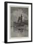 The Houses of Parliament, Westminster-Charles Auguste Loye-Framed Giclee Print