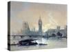 The Houses of Parliament-David Roberts-Stretched Canvas