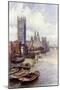 The Houses of Parliament-Alfred Robert Quinton-Mounted Giclee Print