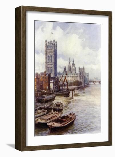 The Houses of Parliament-Alfred Robert Quinton-Framed Giclee Print