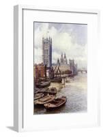The Houses of Parliament-Alfred Robert Quinton-Framed Giclee Print