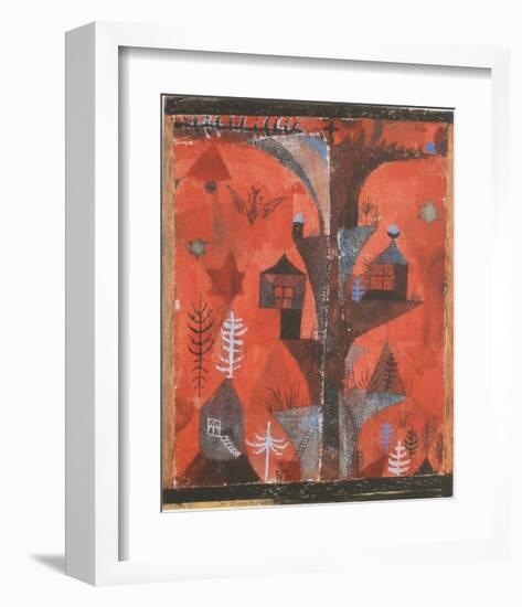 The Houses-Tree-Paul Klee-Framed Collectable Print