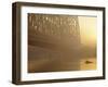 The Howrah Bridge Over the Hugli River, Calcutta, West Bengal, India-Duncan Maxwell-Framed Photographic Print