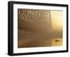 The Howrah Bridge Over the Hugli River, Calcutta, West Bengal, India-Duncan Maxwell-Framed Photographic Print