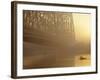 The Howrah Bridge Over the Hugli River, Calcutta, West Bengal, India-Duncan Maxwell-Framed Photographic Print