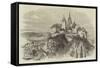 The Hradschin Palace, at Prague-null-Framed Stretched Canvas