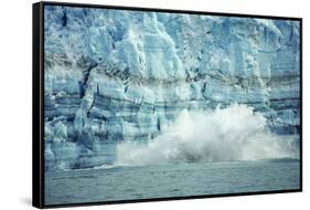 The Hubbard Glacier Is Tidewater Glacier, Tongass NF, Alaska-Howie Garber-Framed Stretched Canvas