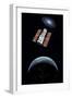 The Hubble Space Telescope in Earth Orbit-null-Framed Premium Giclee Print