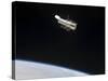 The Hubble Space Telescope in Orbit Above Earth-null-Stretched Canvas