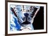 The Hubble Space Telescope Orbiting the Earth, C1990S-null-Framed Photographic Print